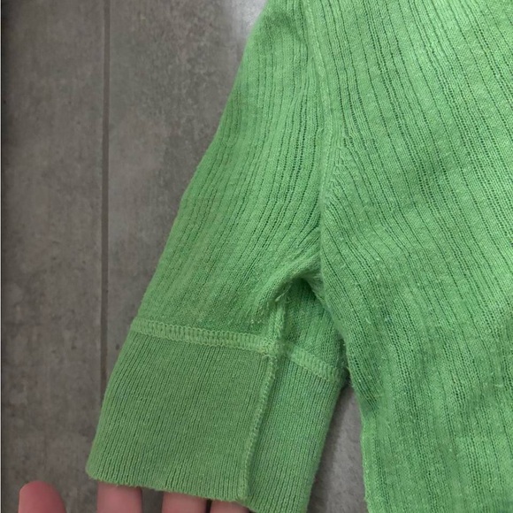Vintage Mossimo Supply Co. Lime Knit Top - Picture 3 of 6